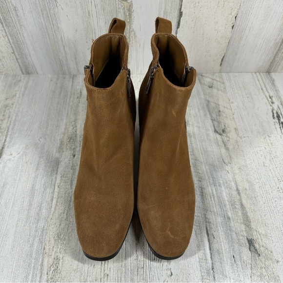 Blondo Women's Siena Boot Waterproof Block Heel Black Leather Zip Bootie #1288 - Picture 11 of 14